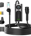 NOEIFEVO 2026 Pro Typ 2 Ladekabel Schuko 220V, 3,7kW Mobile Wallbox mit APP, 6-16A 1-phasig Ladekabel e auto  für Allen EVs(IEC 62196-2) & PHEVS