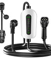 NOEIFEVO F095 3.68KW Typ2 Mobile Wallbox mit Reiseadapter, Typ 2 Zu Schuko EV Ladekabel für Elektrofahrzeug , 6A bis 16A einstellbarer Strom, 4m/6m/11m Type-2-Männlich zu Type-2-Weiblich Ladekabel