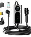 NOEIFEVO 2026 Pro Typ 2 Ladekabel Schuko 220V, 3,7kW Mobile Wallbox mit APP, 6-16A 1-phasig Ladekabel e auto  für Allen EVs(IEC 62196-2) & PHEVS