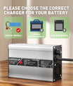 NOEIFEVO 43.8V 2A 3A 3.5A 4A LiFePO4 Batterie-Ladegerät für 12S 36V 38.4V LiFePO4 Batterie, Kühlventilator, automatischer Abschaltung