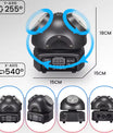36W Mini-Discolichter, RGBW LED-Partybeleuchtung, Doppel-Moving-Head-Strahler, DMX512 DJ-Ausrüstung Stroboskop-Bühneneffekt für Nachtclub, Bar und Show