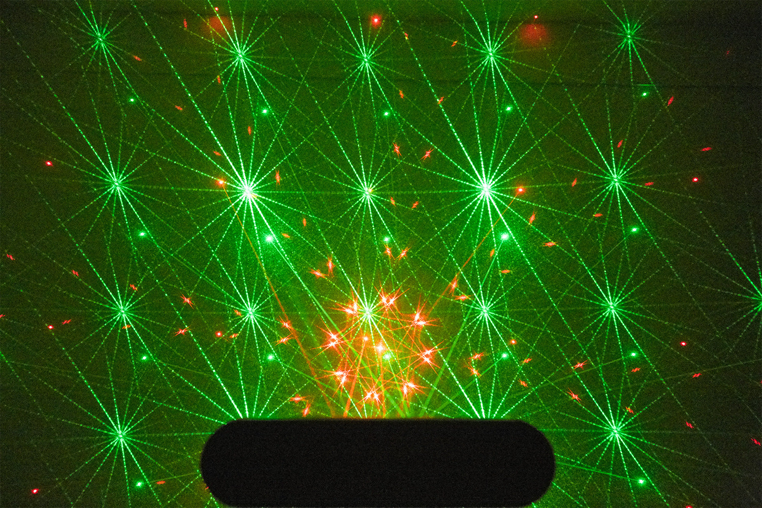 80W DJ-Partylicht mit Multi-Effekt, RG-Laser, UV- und Magic-Ball-Wash-Funktion, DMX512 (29 Kanäle), inklusive Stativ und Tragetasche für Hochzeiten, Bars und KTV