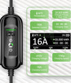 Noeifevo Type2 EV-opladningskabel, 11KW 16A CEE 5m/10m/15m  mobil EV-oplader, DC6mA RCD-beskyttelse