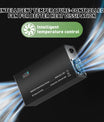 NOEIFEVO 50,4V 2-20A Lithium-batterilader for 44,4V 12S Lithium-Li-Ion-Lipo-batteri, LCD-skjerm, justerbar strøm, lader for el-sykkel, scooter, elektrisk motorsykkel