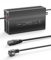 NOEIFEVO 126V 1A-10A nabíječka pro lithium-iontové baterie, vhodná pro 111V 30S lithium-baterie Li-Ion-LiPo, LCD displej, nastavitelný proud.