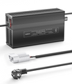 Carregador de Bateria LiFePO4 NOEIFEVO 109,5V 1A-15A, adequado para bateria LiFePO4 96V 30S, com Display LCD, corrente ajustável