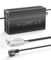 NOEIFEVO 126V 1A-10A nabíječka pro lithium-iontové baterie, vhodná pro 111V 30S lithium-baterie Li-Ion-LiPo, LCD displej, nastavitelný proud.