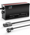NOEIFEVO 48V 2A-20A Strømadjusterbart Batterilader for Blysyrebatterier, AGM, Gel, Golfbatterilader, LED-skjerm