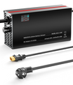 NOEIFEVO 67,2V 2-20A carregador de bateria de lítio para baterias de lítio Li-Ion Lipo 59,2V 60V 16S, com display LCD, corrente ajustável, carregador para e-bike, scooter, motocicleta elétrica