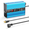 NOEIFEVO 21V 2A 3A 4A 5A Lithium-Ladegerät für 5S 18.5V Li-Ion Lipo-Batterien, Kühlventilator, automatischer Abschaltung（BLUE）
