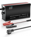 NOEIFEVO 43,8 V 2-20 A Lithium-LiFePO4 nabíječka pro 38,4 V 12S LiFePO4 baterii, LCD displej, nastavitelný proud, nabíječka pro golfové vozíky, trollingové motory, lodě a obytné vozy.