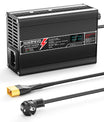 NOEIFEVO 29,4V 2A litiumladdare för 7S 25,9V Li-Ion Lipo-batterier, med LCD-skärm, kylfläkt och automatisk avstängning