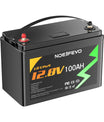 NOEIFEVO N100 12V 100AH Lithium Eisenphosphat Batterie LiFePO4 Akku With 100A BMS