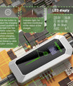 NOEIFEVO Typ 2 3.5 kW EV-Ladegerät, mobiles EV-Ladekabel mit Schuko, 5M/10M Ladekabel, Regenfest, Außeneinsatz