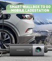NOEIFEVO Master Traveller EV Wallbox 11kW mit App, Mobile Ladestation 3-Phasen 400V (6-16A einstellbar), 5m/10m Type 2 Ladekabel mit EU-Reiseadapter (CEE32/CEE16A/Schuko/Type2 Stecker), IP65 wasserdicht, RCD B Schutz Ladegerät