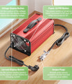 NOEIFEVO 54.6V 25A Lithium-batteriladdare för 48.1V (48V) 13S Lithium-Li-Ion-Lipo-batteri, LCD-skärm, justerbar ström, laddare för elcykel, scooter, elektrisk motorcykel