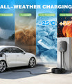 NOEIFEVO Wallbox 11kW mit APP & RFID – 3-Phasiges Typ 2 EV-Ladegerät 400V, 6–16 A, 5M Kabel mit Kabelhalter – RCD Typ B & IP67,Einstellung Startzeiteffiziente Ladestation für Zuhause für BEV PHEV