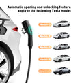 NOEIFEVO Master Traveller EV Wallbox 11kW mit Tesla Unlock-Taste, Mobile Ladestation 3-Phasen 400V (6-16A einstellbar), 5m/10m Type 2 Ladekabel mit EU-Reiseadapter (CEE32/CEE16A/Schuko/Type2 Stecker).