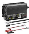 Noeifevo 12V 12,8V 30A Carregador de bateria de lítio LiFePO4, tensão de carregamento 14,6V, ativação 0V BMS, desligamento automático, caixa de alumínio