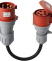 CEE-Adapter 32A-Stecker auf 16A-Kupplung, 3-Phasen 400V-Adapter für 11KW EV-Ladegerät