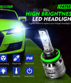 2 pezzi 60W 13000 Lumen Lampada Fari Auto, H7 H11 9006 9005 9012 H4 H13 9007 Lampada LED