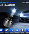 NOVSIGHT H1 Auto LED Scheinwerfer Kit 60W 13000LM 6500K Weiß (2Stück)
