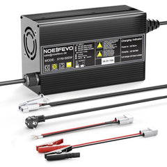 Noeifevo 29.2V 15A LiFePO4 Akku Ladegerät für 24V 25.6V Lithium Batterie,0V BMS Aktivieren, Automatische Abschaltung mit Vollschutz
