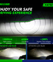 2 pezzi 60W 13000 Lumen Lampada Fari Auto, H7 H11 9006 9005 9012 H4 H13 9007 Lampada LED