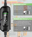 Noeifevo 11KW Type 2 EV Charging Station, 16A 3 Phase Electric Vehicles Charger , CEE 16A Mobile EVSE Wallbox with 10Meters Cable
