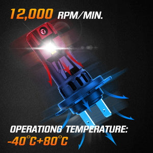 2 pezzi di lampada per fari auto 70W 20000LM Lumen, H7 H11 9005 9006 H4 lampada LED
