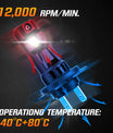 2 pezzi di lampada per fari auto 70W 20000LM Lumen, H7 H11 9005 9006 H4 lampada LED