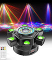 Moving Head -discolamppu, juhlavalo, 150W RGBW 26-kanavaa DMX-esiintymisvalaisin kaukosäätimellä, gobo-beam-valo DJ:lle, baariin, syntymäpäivään, klubi- ja hääkäyttöön, heijastinvalaisin