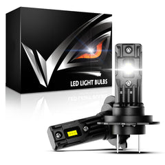 2 pezzi 80W 22000LM Lumen lampada anabbagliante auto, lampada LED H7 H11 9005 9006 H4