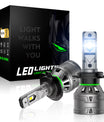 2 pezzi 60W 13000 Lumen Lampada Fari Auto, H7 H11 9006 9005 9012 H4 H13 9007 Lampada LED