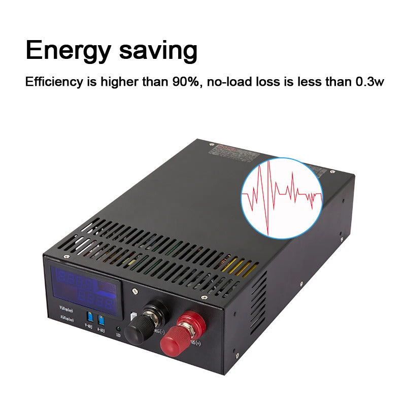 NOEIFEVO מטען אוניברסלי עם מתח מתכוונן 12V 24V 36V 48V 60V 80V 110V, זרם מתכוונן 200A 125A 50A 27A, טעינה CC/CV, טעינת ליתיום, ליפו, LiFePO4, סוללת עופרת-חומצה, ספק כוח זרם גבוה