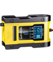 12V 6A 24V 3A Auto-Motorrad-Batterieladegerät, Intelligentes Multifunktions-Reparatur-Batterieladegerät mit Temperaturerkennung für Blei-Säure-AGM-Gel-Tiefzyklus-Lithium-LiFePO4-Batterien