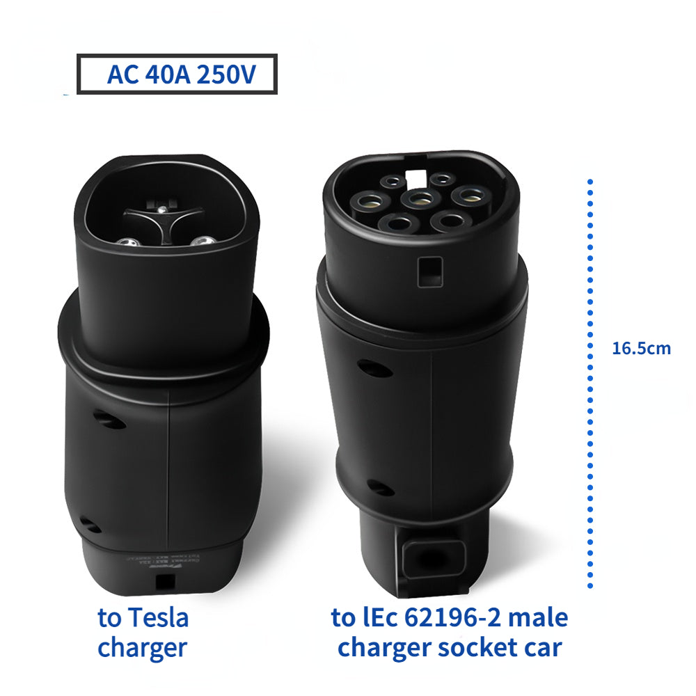 EV Adapter Tesla auf Typ 2 , Konverter für Tesla Ladeanschluss auf Typ2 Ladeanschluss