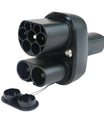 NOEIFEVO CCS2 und Typ2 zu Tesla NACS Ev Ladegerät Adapter, AC 32A DC 400A 200KW Elektrofahrzeug-Ladegerät, Typ2 Ladegerät Konverter für Model Y/S/3/x