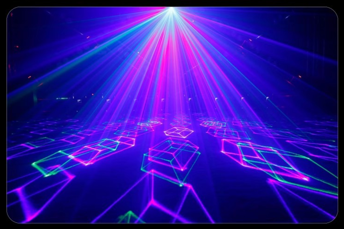 2W fullfarget Phantom-laserlys, profesjonelt сценelys, egnet for KTV, barer, nattklubber og sceneopptredener