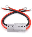 Conexión de alto corriente 50A 600V, Anderson 50A a conexión rápida de batería M8, cable eléctrico de 8 AWG de 20 cm para batería LiFePO4, carrito de golf, montacargas