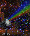 Starry Laser-Projektor Licht Outdoor, RGB bewegter Sternenregen, wasserdicht, Garten- und Partydekoration mit Fernbedienung