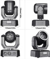 Mini 30W Partylicht Moving Head RGB DMX512 Musiksteuerung Stroboskop Bühnenstrahler für DJ Disco Party Weihnachten