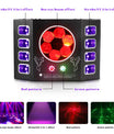 100W Bienenauge Stroboskop Bühnenstrahler 4-in-1 RGBW LED Effektlicht DMX512 DJ-Lichteffekt für Disco Party  Konzert Nachtclub