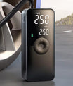 Pompa ad aria elettrica, pompa ad aria a batteria da 150 PSI, pressione dei pneumatici preimpostata per auto/moto/bicicletta/pallone, gonfiaggio con un solo pulsante e arresto automatico, pompa per bicicletta con luce LED e power bank