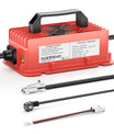 NOEIFEVO 14,6V 30A vandtæt lithium LiFePO4 batterioplader til 12V(12,8V) 4S LiFePO4 batteri, 0V BMS aktivering, automatisk nedlukning med fuld beskyttelse