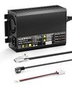 Noeifevo 29,2 V 20 A LiFePO4 Caricabatterie per batteria al litio 24 V 25,6 V, attivazione BMS 0 V, spegnimento automatico con protezione completa