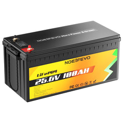 NOEIFEVO F2410 25.6V 100AH bateria fosforanowa litowego żelaza LiFePO4 z 100A BMS 
