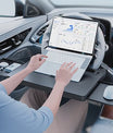 Multifunktionelt ratbord til bilen – ideelt til spisning, arbejde eller som laptop-bord på farten Portable Car Tray Table for all vehicles